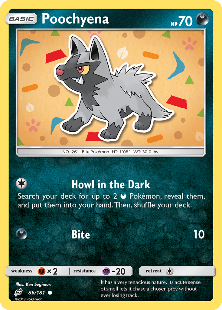 Poochyena 086  SM  Team Up - Common