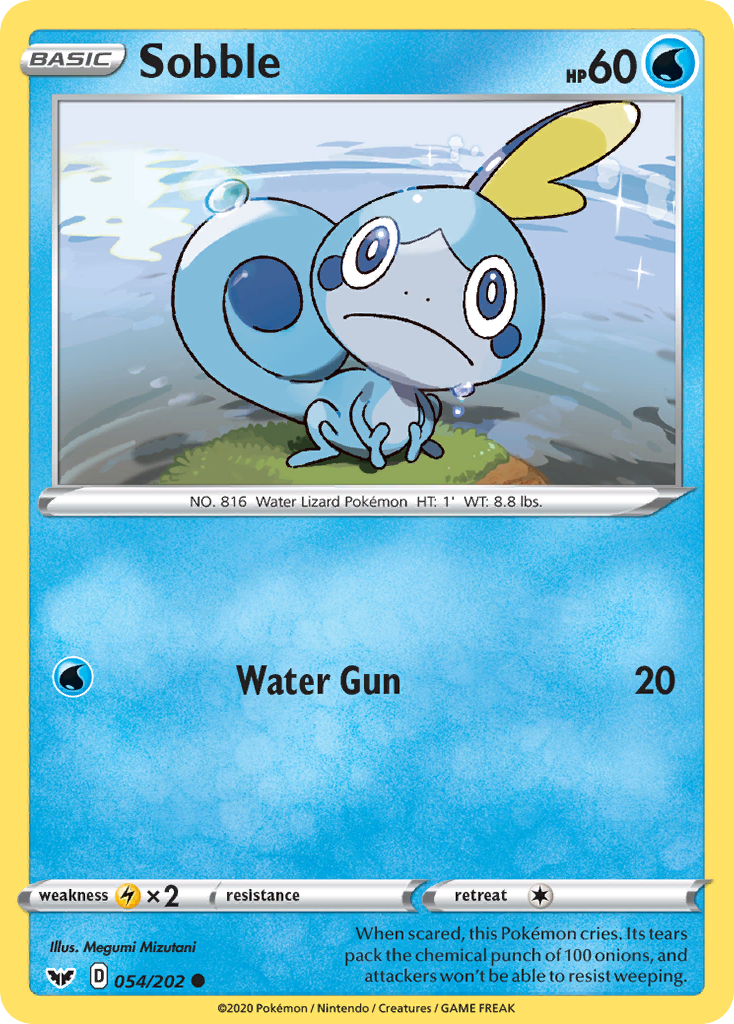 Sobble (054) 054  SWSH01 Sword & Shield Base Set - Common
