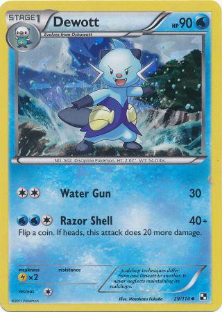 Dewott 029/114  - Holofoil Miscellaneous Cards & Products - Uncommon