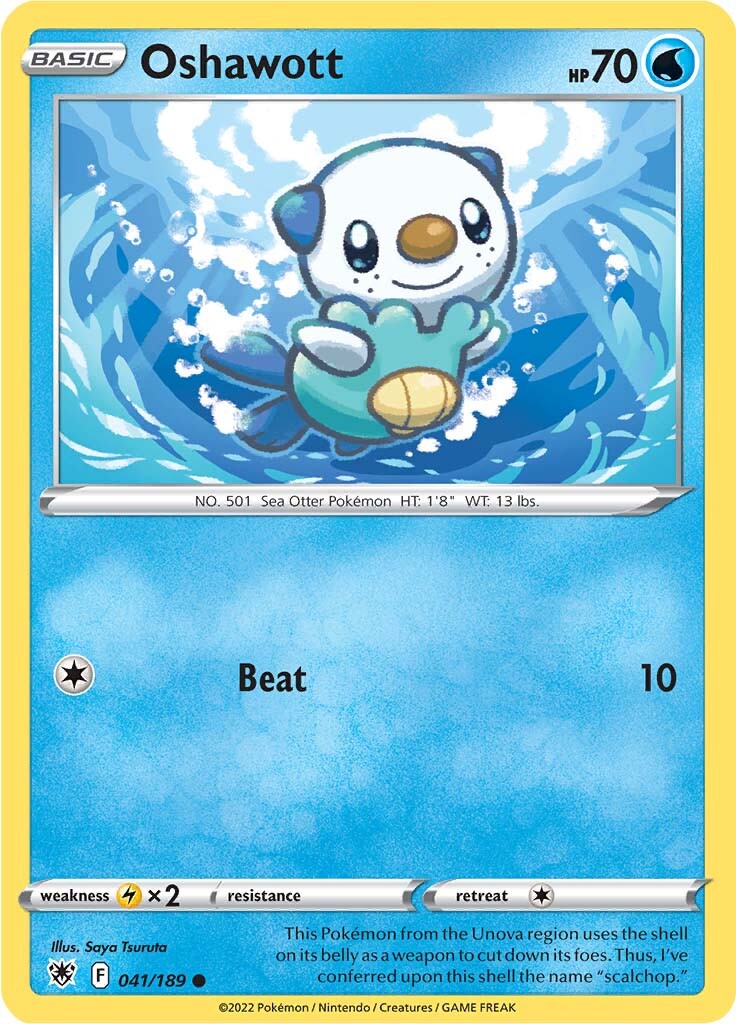 Oshawott 041  SWSH10 Astral Radiance - Common