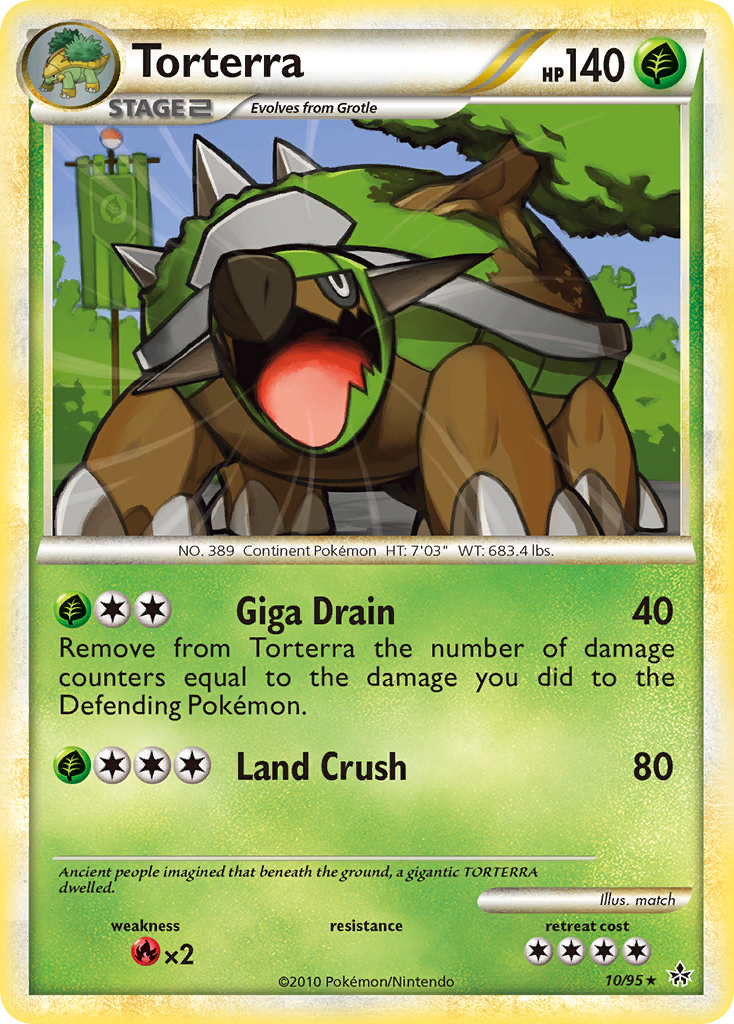 Torterra  - Holofoil Unleashed - Holo Rare