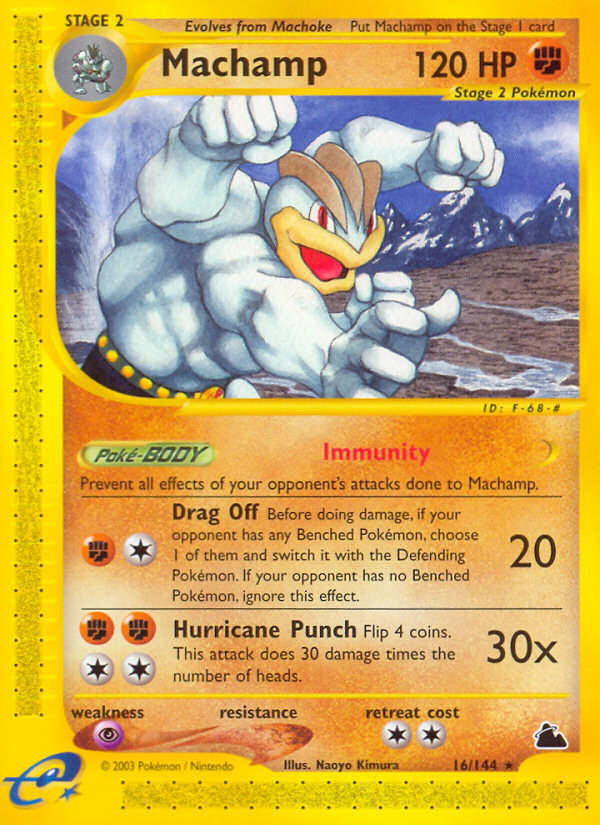 Machamp (16)  Skyridge - Rare