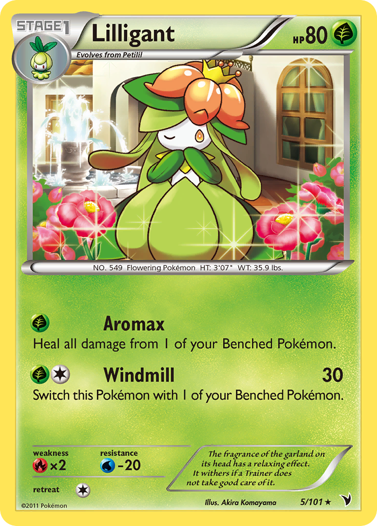 Lilligant 005  Noble Victories - Rare