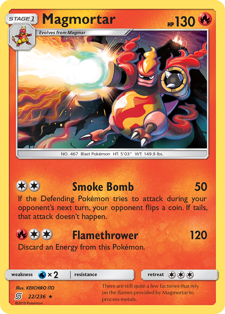 Magmortar  SM  Unified Minds - Rare