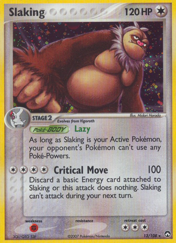 Slaking  - Holofoil Power Keepers - Holo Rare
