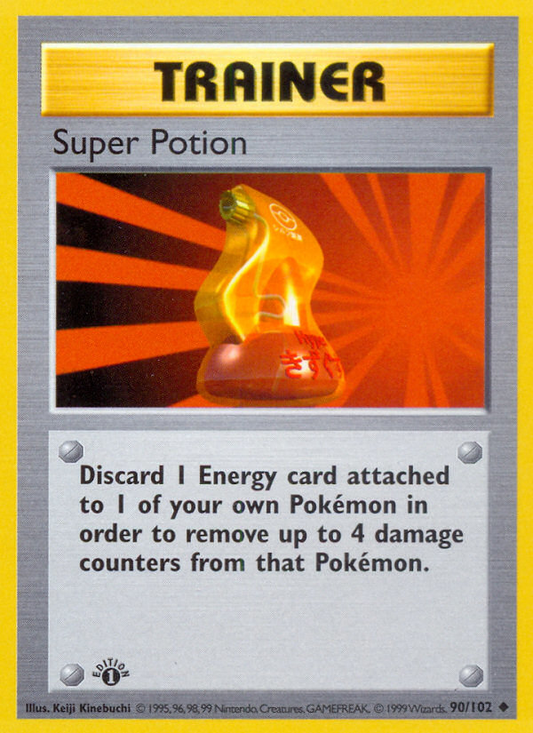 Super Potion 090/102  - 1st Edition Base Set Shadowless - Uncommon