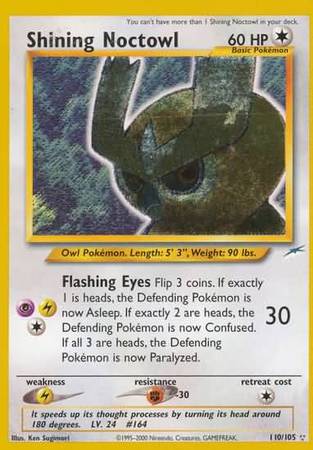 Shining Noctowl  Neo Destiny - Secret Rare