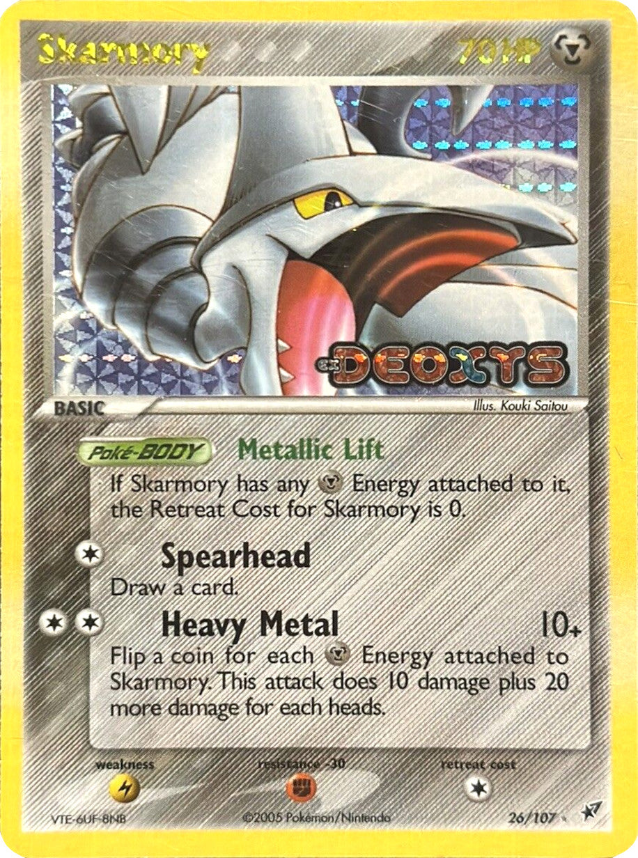 Skarmory  - Reverse Holofoil Deoxys - Rare