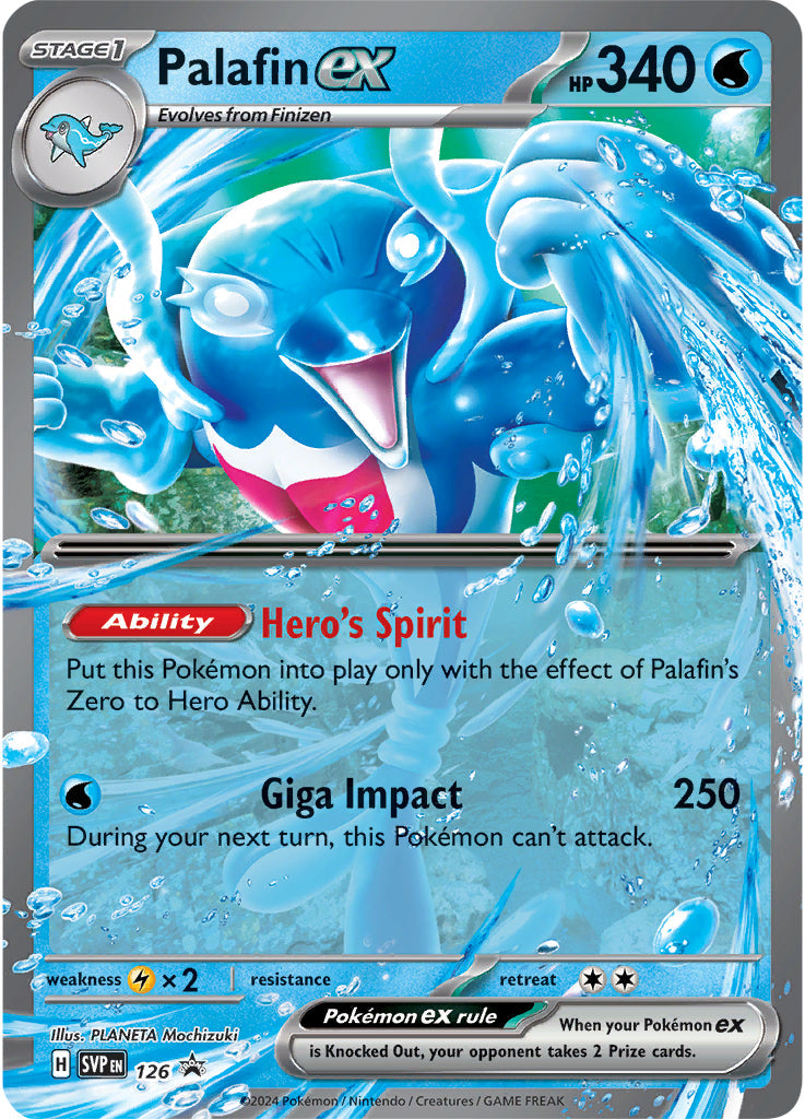 Palafin ex 126  - Holofoil Jumbo Cards - Promo