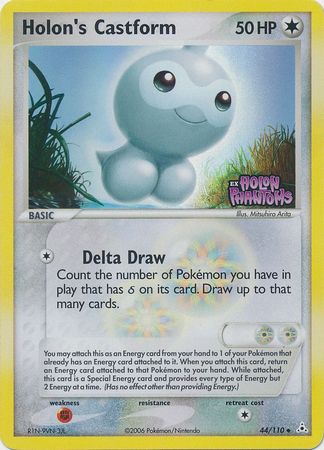 Holon's Castform 044  - Reverse Holofoil Holon Phantoms - Uncommon