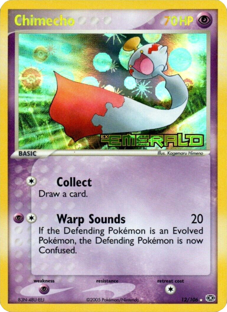 Chimecho  - Reverse Holofoil Emerald - Rare