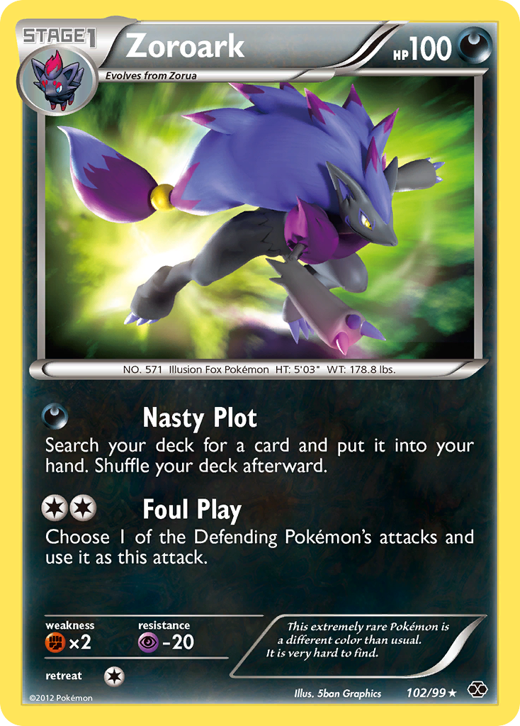 Zoroark  - Holofoil Next Destinies - Secret Rare