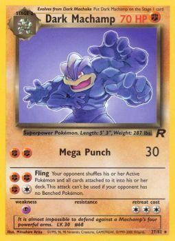 Dark Machamp (27) 027  - Unlimited Team Rocket - Rare