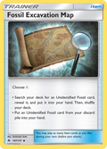 Fossil Excavation Map 107  SM  Forbidden Light - Uncommon
