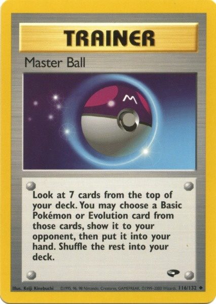 Master Ball 116  - Unlimited Gym Challenge - Uncommon