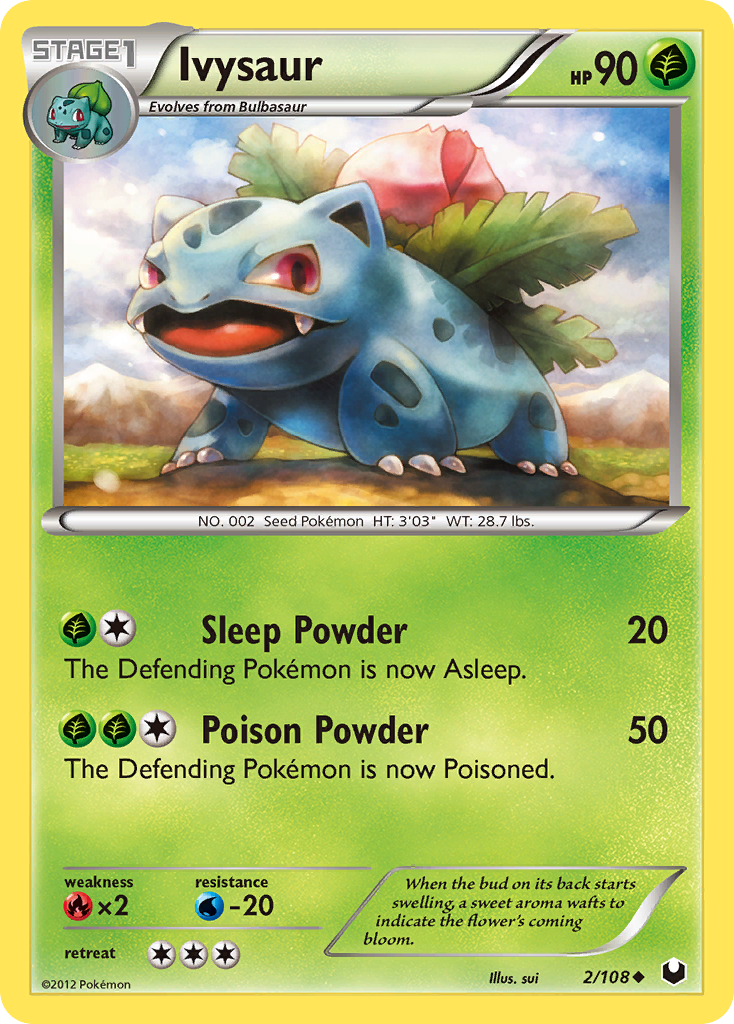 Ivysaur  Dark Explorers - Uncommon