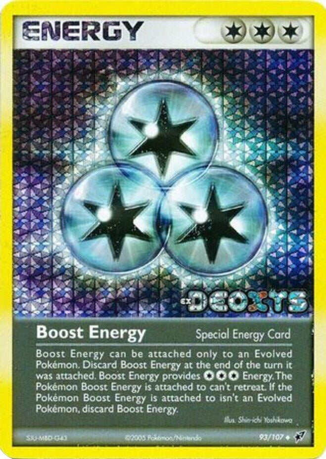 Boost Energy  - Reverse Holofoil Deoxys - Uncommon