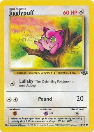 Jigglypuff 054/64  - Unlimited Jungle - Common