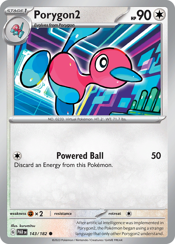 Porygon2 143  SV04 Paradox Rift - Common