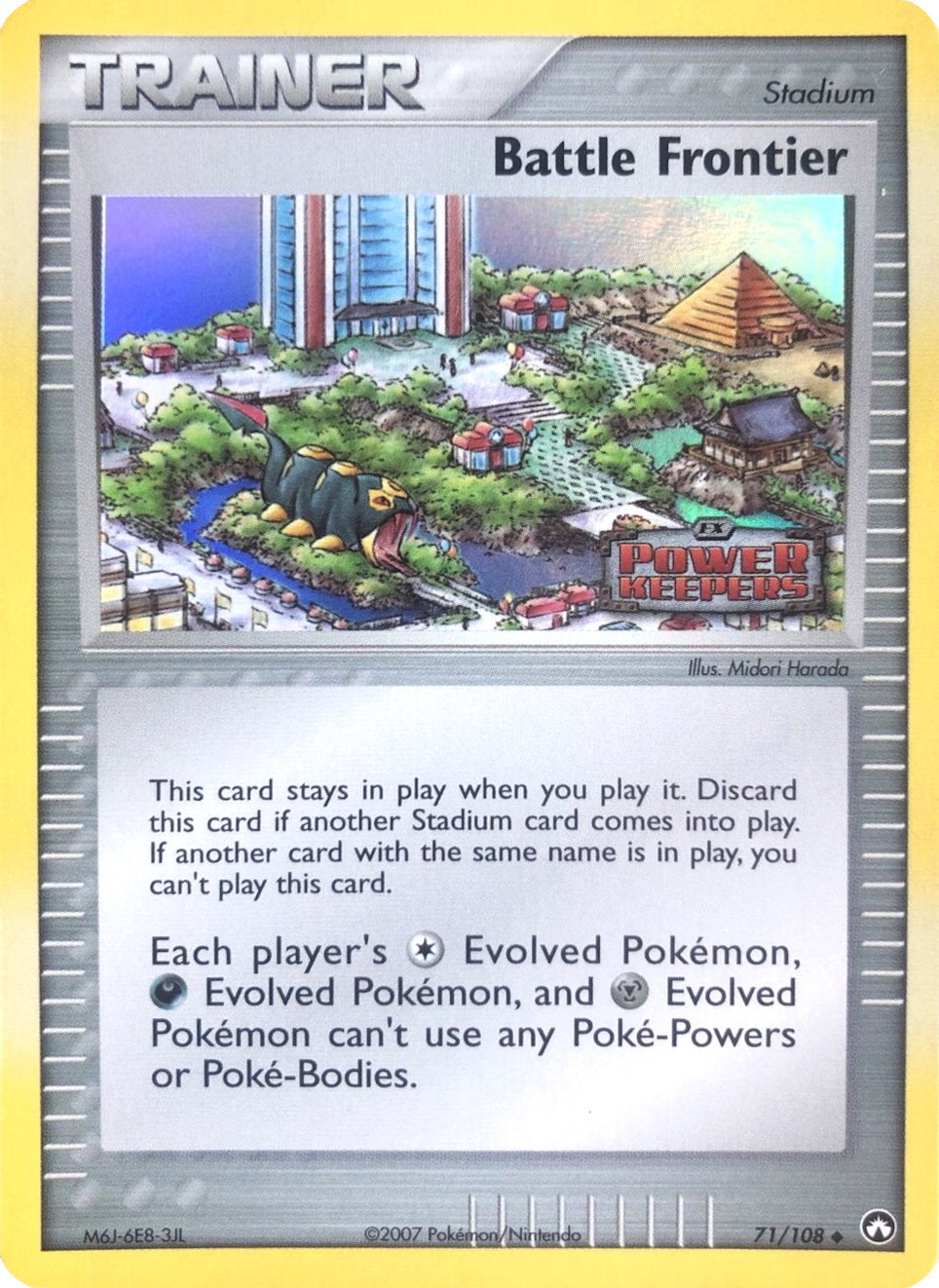 Battle Frontier  - Reverse Holofoil Power Keepers - Uncommon
