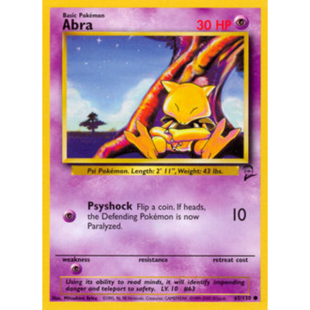 Abra 065  Base Set 2 - Common