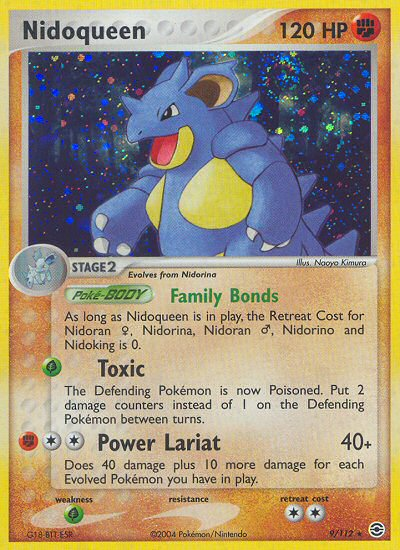 Nidoqueen  - Holofoil FireRed & LeafGreen - Holo Rare