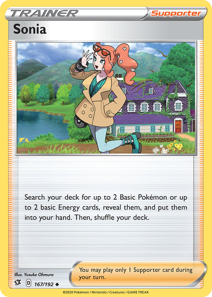 Sonia 167  SWSH02 Rebel Clash - Uncommon