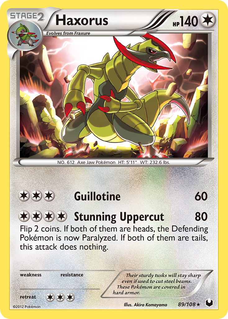 Haxorus  - Holofoil Dark Explorers - Holo Rare