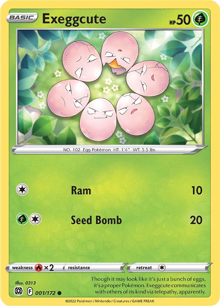 Exeggcute 001  SWSH09 Brilliant Stars - Common