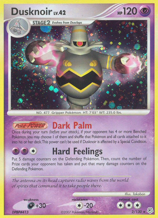 Dusknoir/130  - Holofoil Diamond and Pearl - Holo Rare