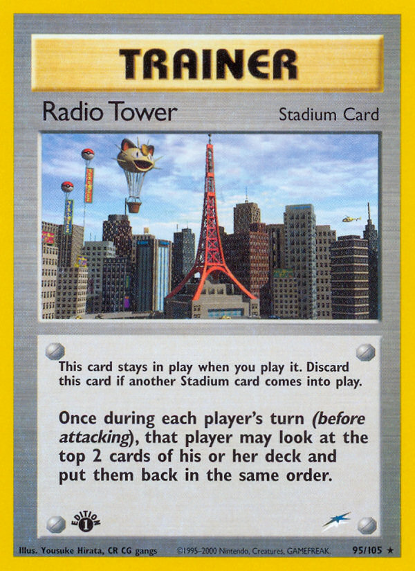 Radio Tower  - 1st Edition Neo Destiny - Rare