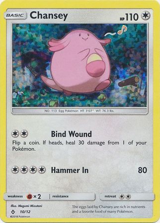 Chansey - 10/12/12  - Holofoil McDonalds Promos 2018 - Promo