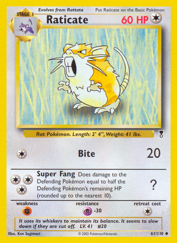 Raticate  Legendary Collection - Uncommon