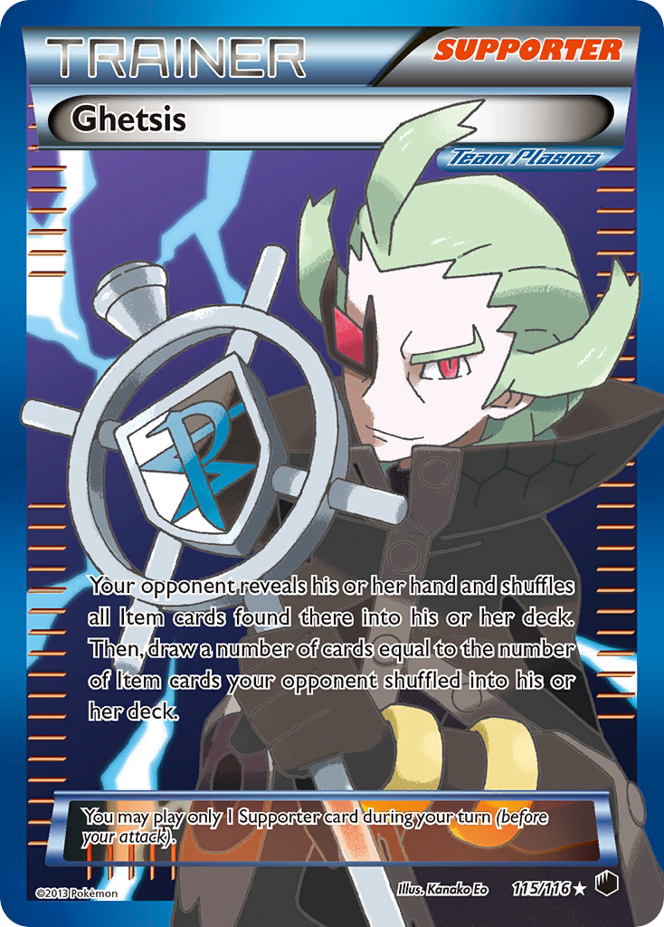 Ghetsis (Team Plasma) (Full Art)  - Holofoil Plasma Freeze - Ultra Rare