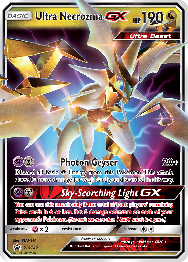 Ultra Necrozma GX - SM126  - Holofoil SM Promos - Promo