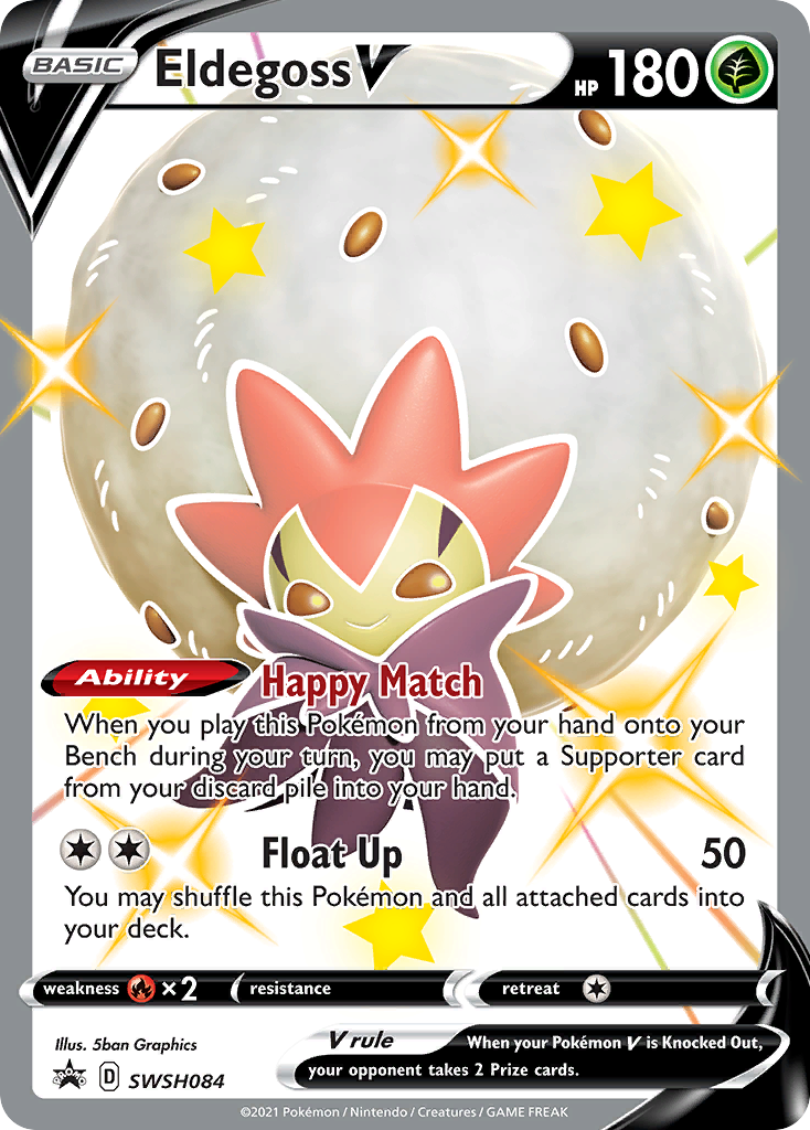 Eldegoss V - SWSH084  Jumbo Cards - Promo