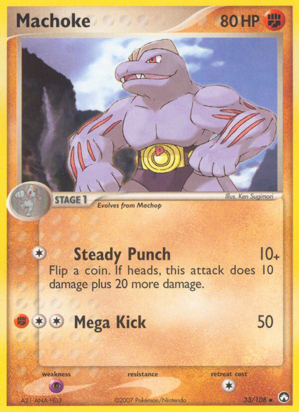 Machoke 033  Power Keepers - Uncommon