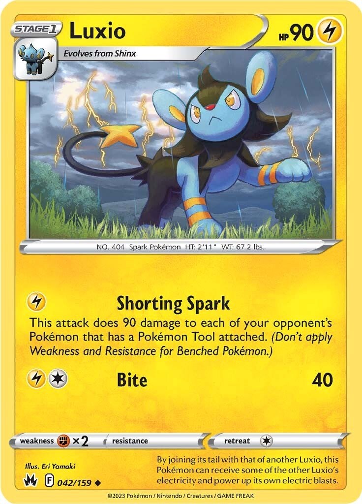 Luxio (42) 042  SWSH Crown Zenith - Uncommon