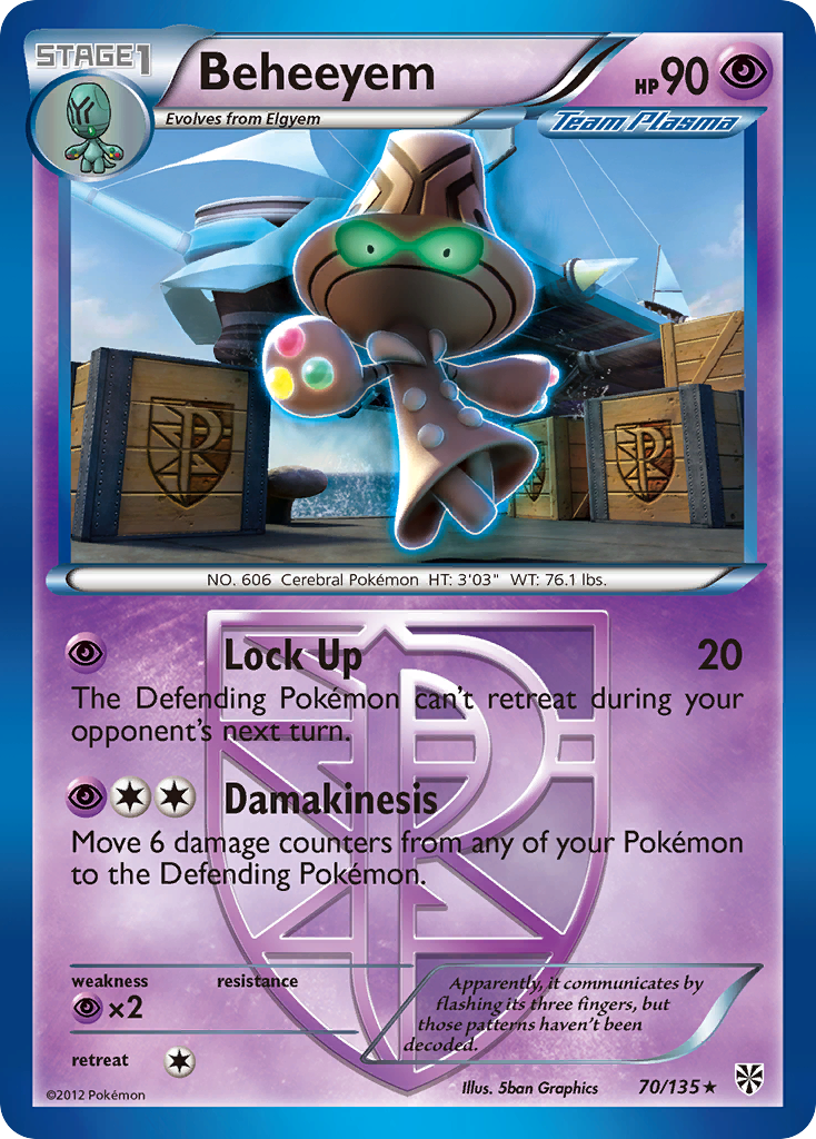 Beheeyem (Team Plasma)  Plasma Storm - Rare