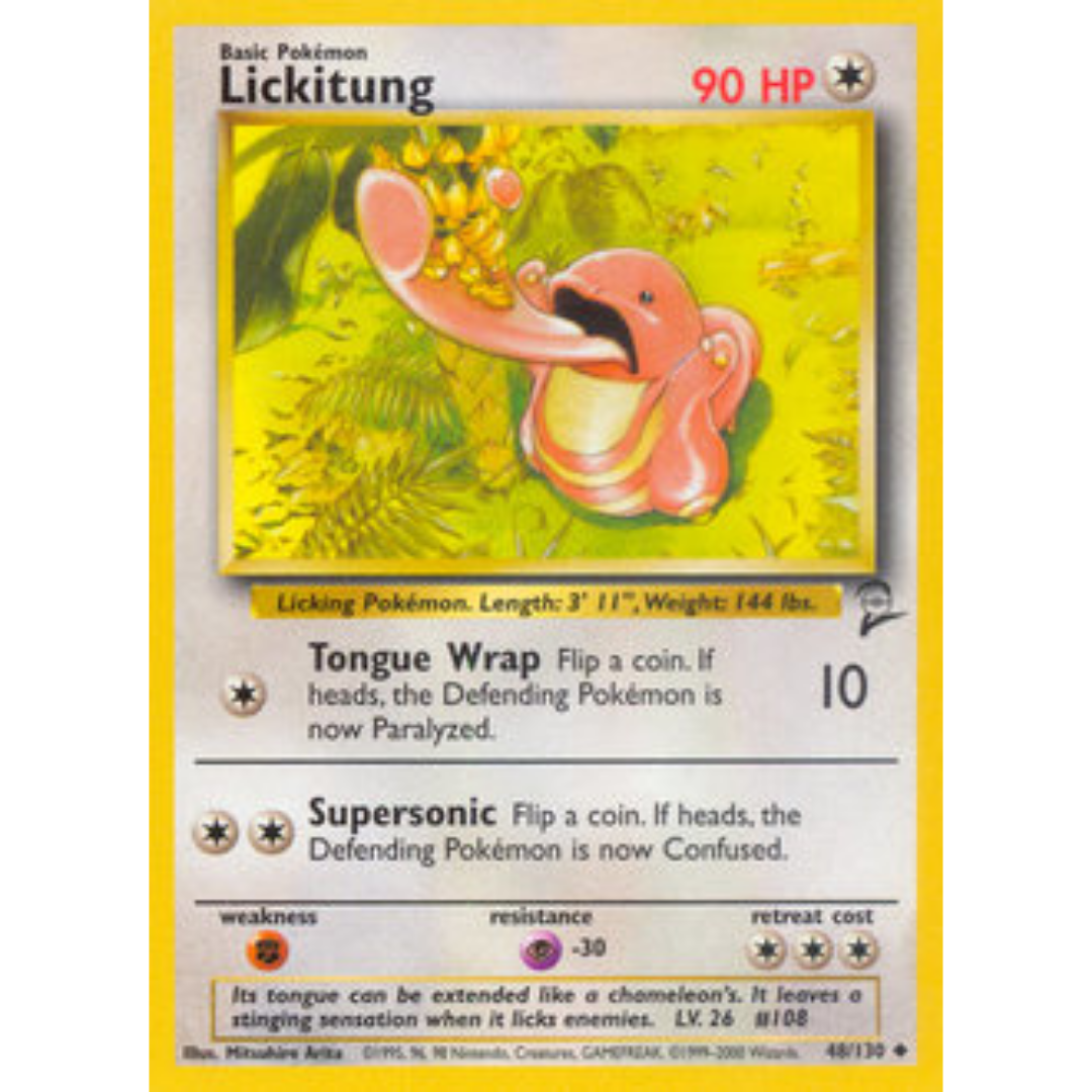 Lickitung 048  Base Set 2 - Uncommon