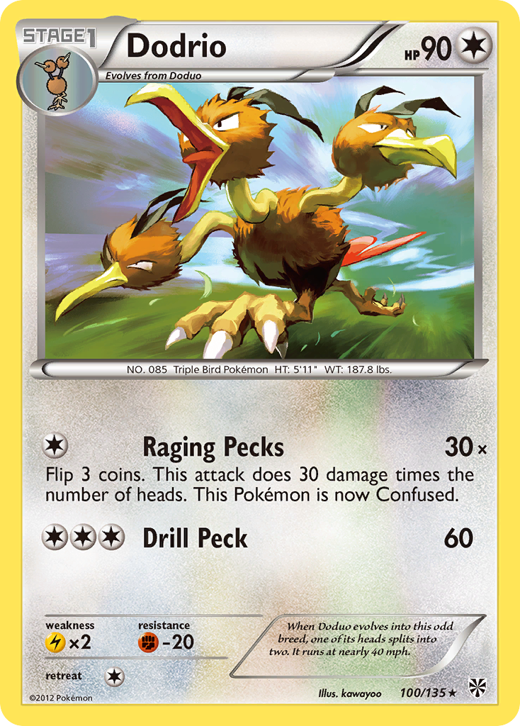 Dodrio  Plasma Storm - Rare