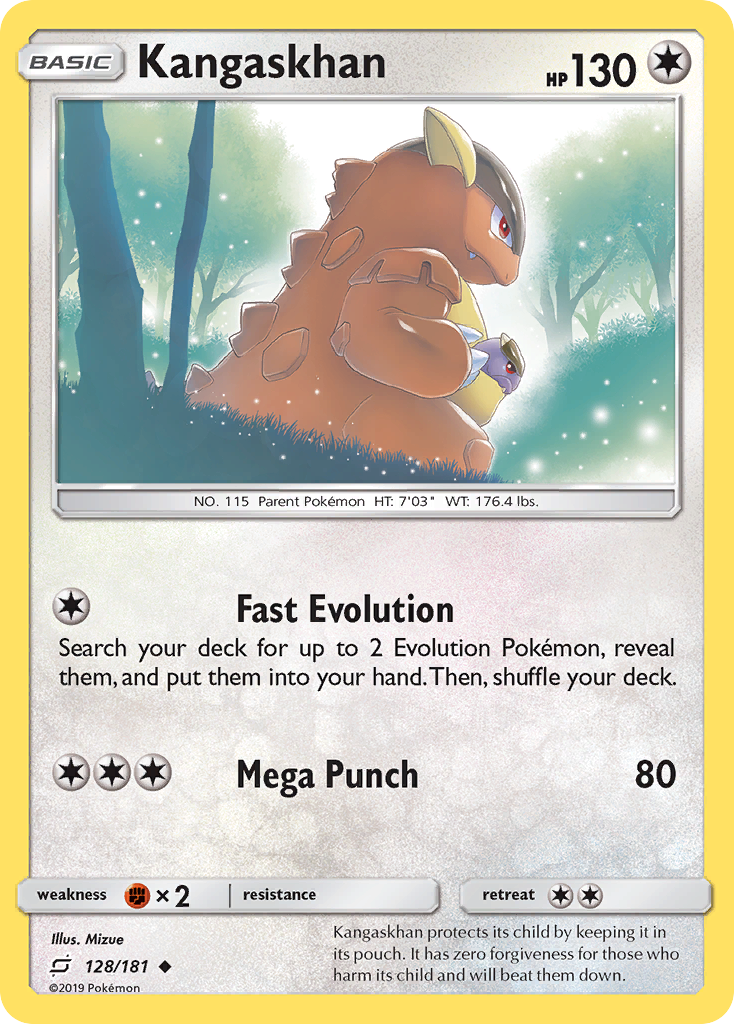 Kangaskhan 128  SM  Team Up - Uncommon