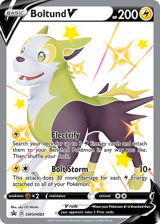 Boltund V - SWSH085  - Holofoil Jumbo Cards - Promo