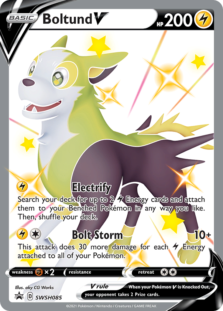 Boltund V - SWSH085  - Holofoil Jumbo Cards - Promo