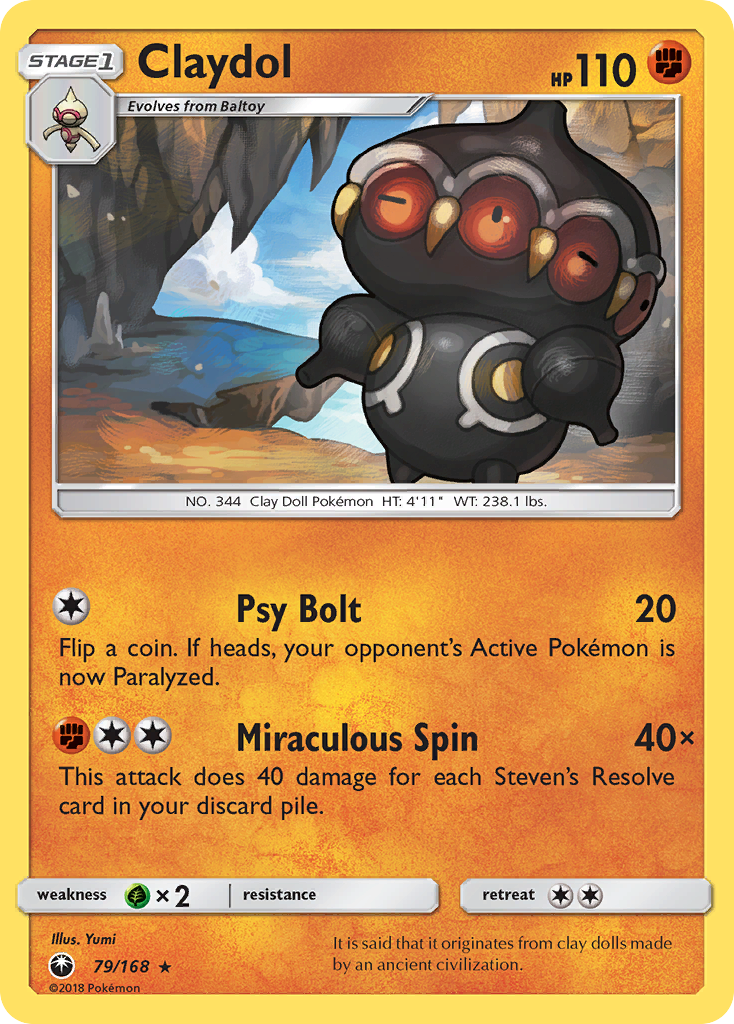 Claydol  SM  Celestial Storm - Rare