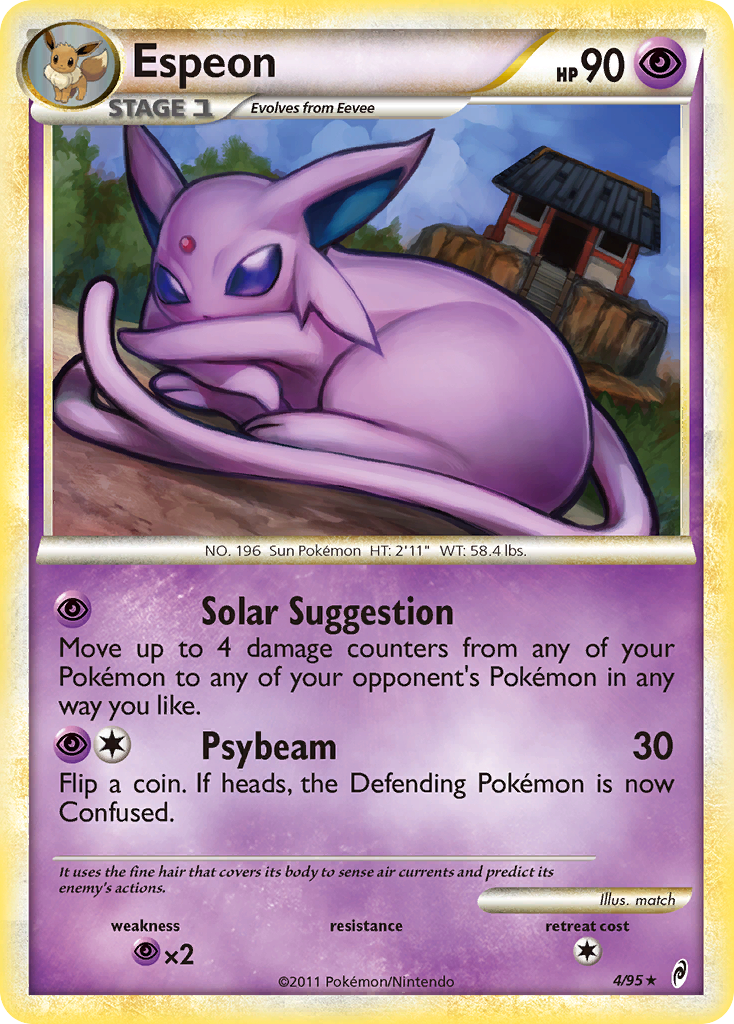 Espeon  - Holofoil Call of Legends - Holo Rare