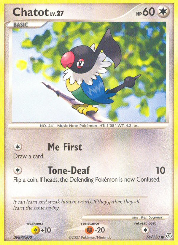 Chatot  Diamond and Pearl - Common