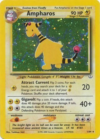 Ampharos  Neo Revelation - Holo Rare