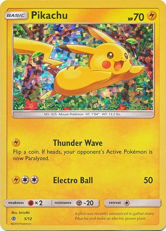 Pikachu - 5/12/12  - Holofoil McDonalds Promos 2017 - Promo