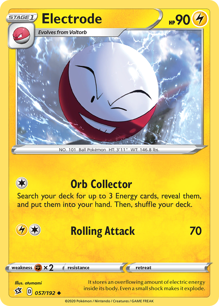 Electrode 057  SWSH02 Rebel Clash - Uncommon